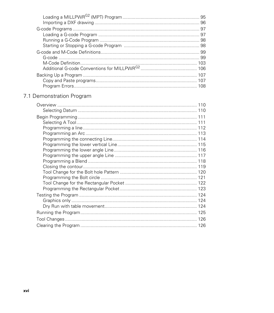 1 demonstration program | ACU-RITE MILLPWRG2 User Manual | Page 16 / 214