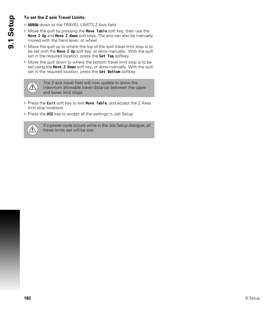 1 set u p | ACU-RITE MILLPWRG2 User Manual | Page 200 / 214