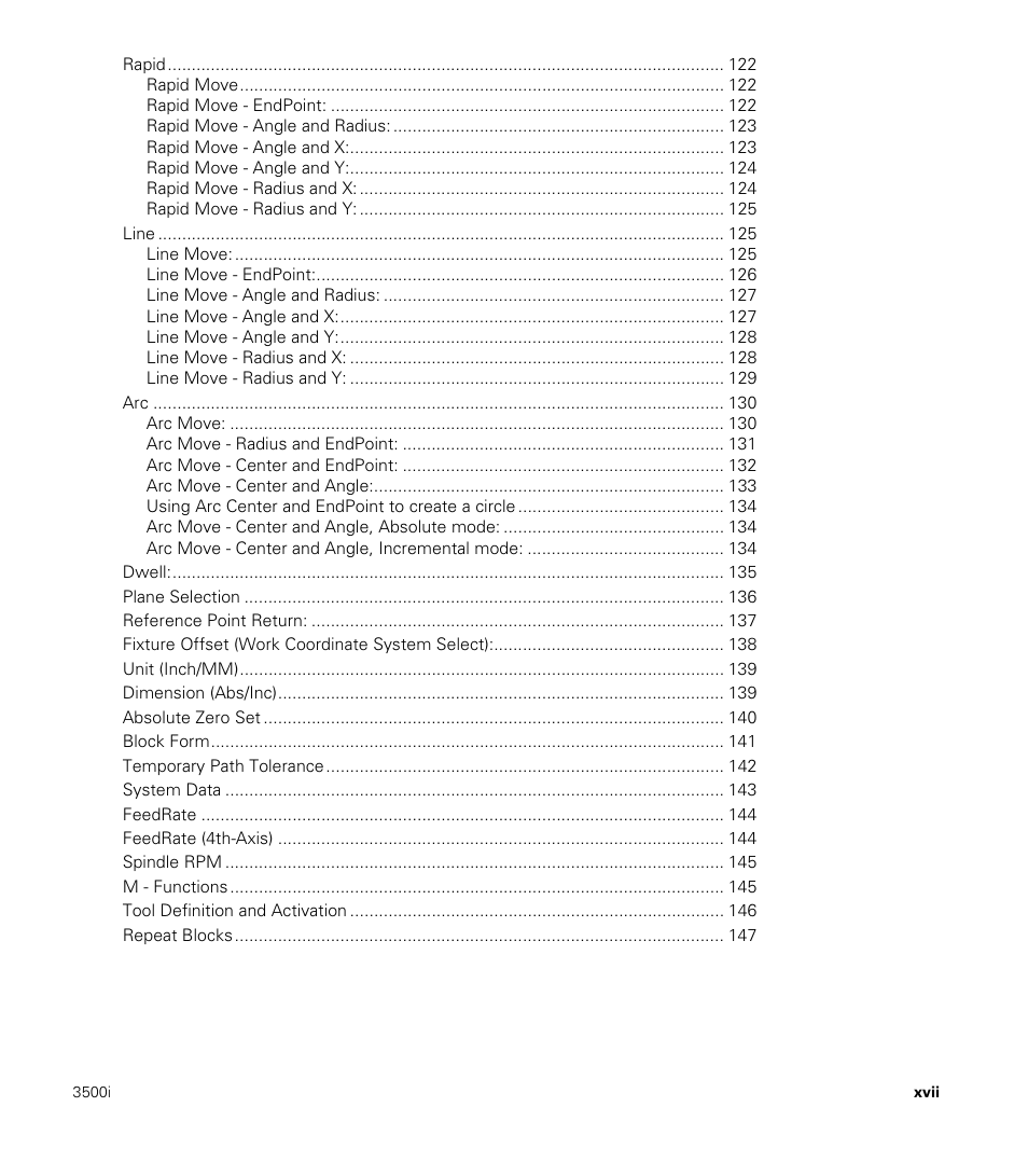 ACU-RITE CNC 3500i User Manual | Page 17 / 474