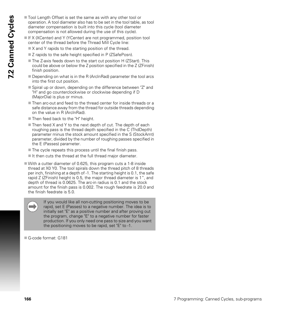 2 canned cy cles | ACU-RITE CNC 3500i User Manual | Page 192 / 474