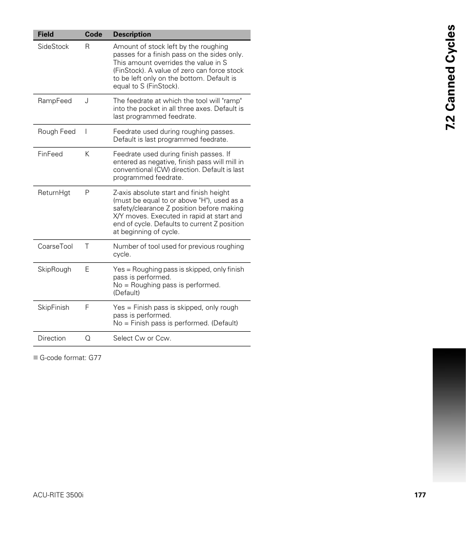 ACU-RITE CNC 3500i User Manual | Page 203 / 474