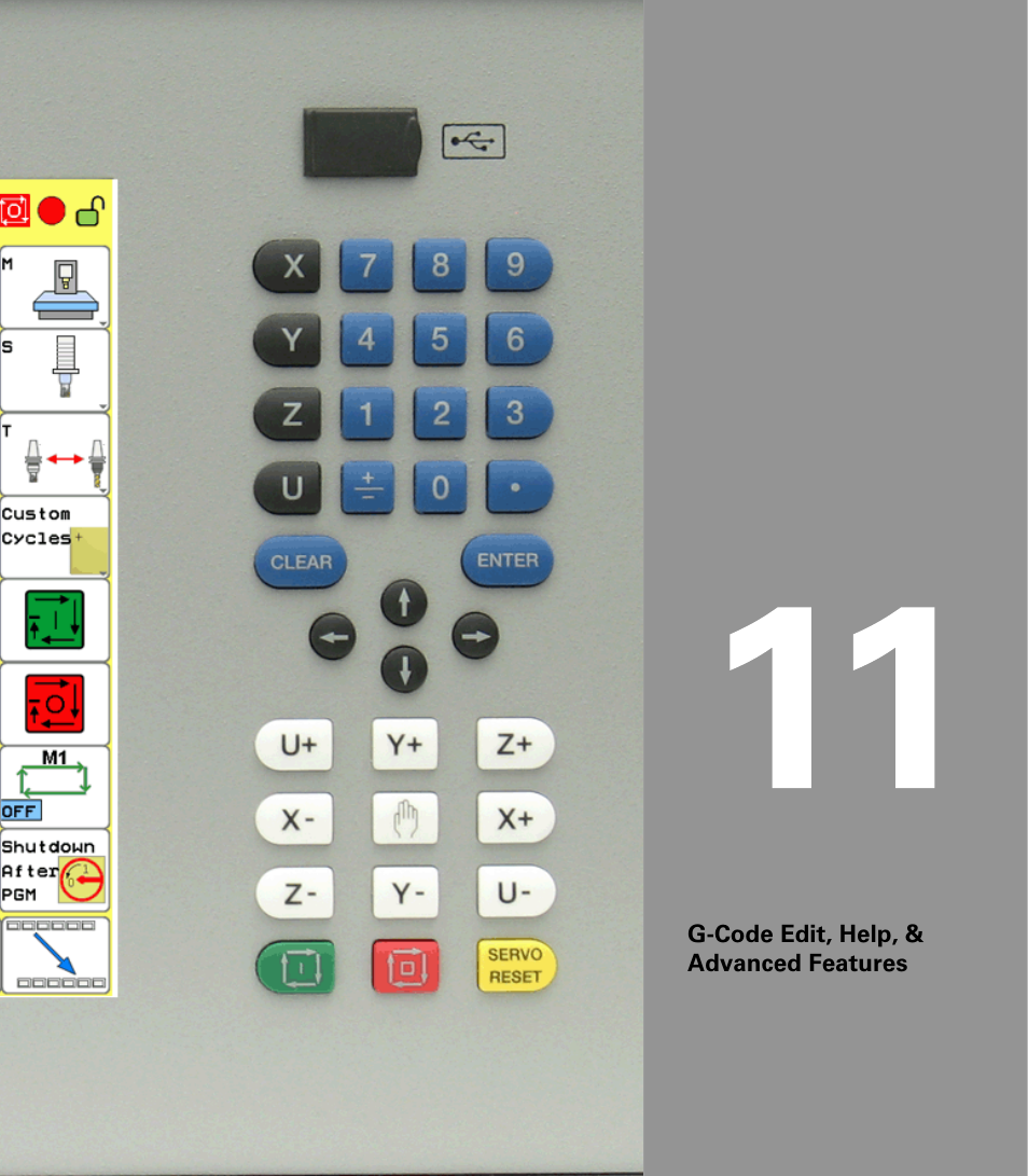 G-code edit, help, & advanced features | ACU-RITE CNC 3500i User Manual | Page 377 / 474
