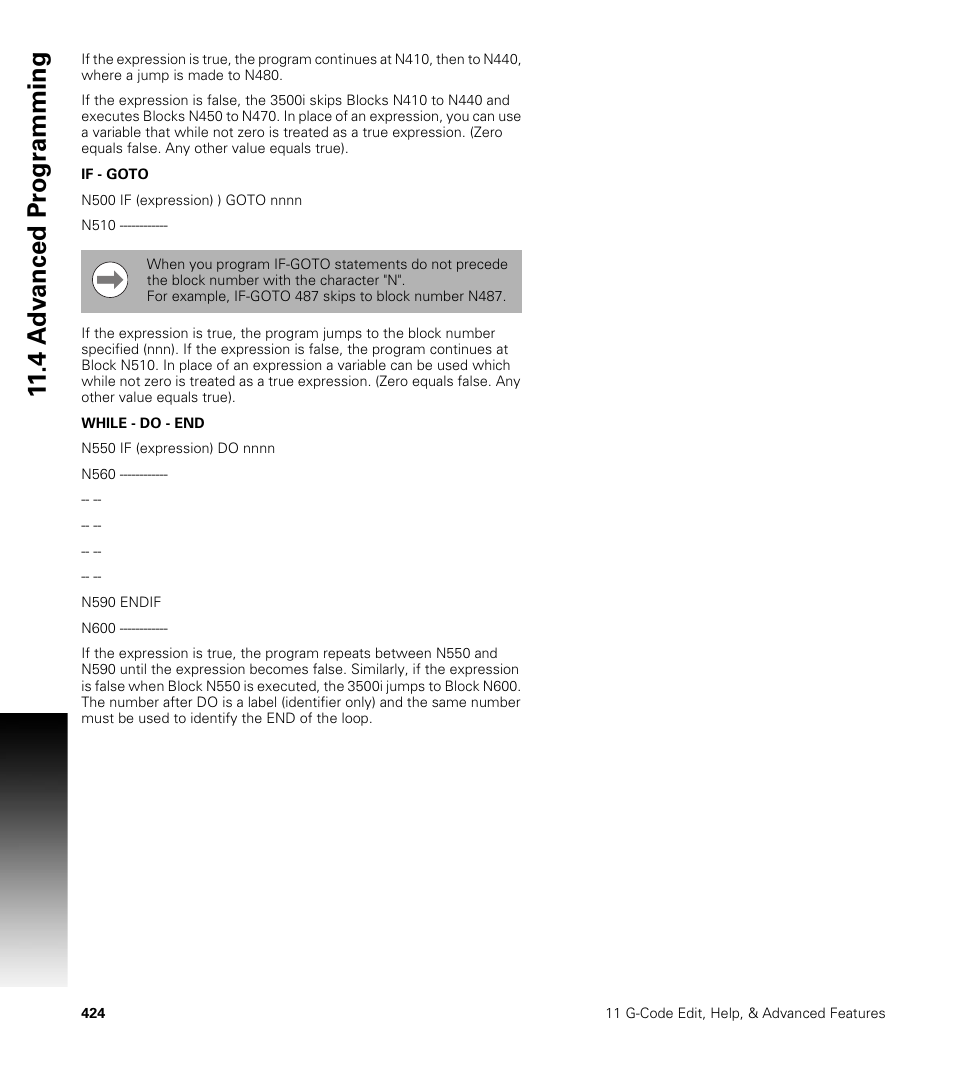 ACU-RITE CNC 3500i User Manual | Page 450 / 474