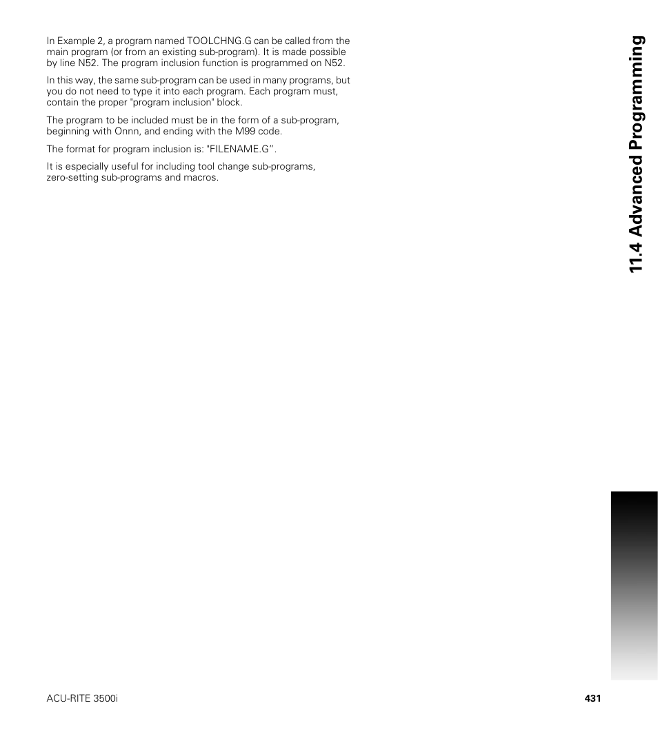 ACU-RITE CNC 3500i User Manual | Page 457 / 474