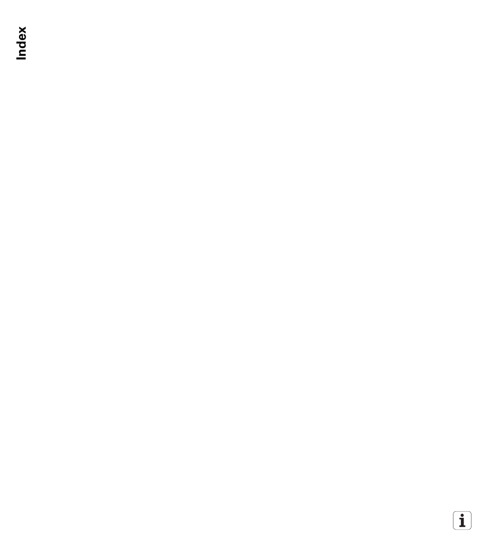 Index | ACU-RITE CSS I/O Users Manual User Manual | Page 26 / 28