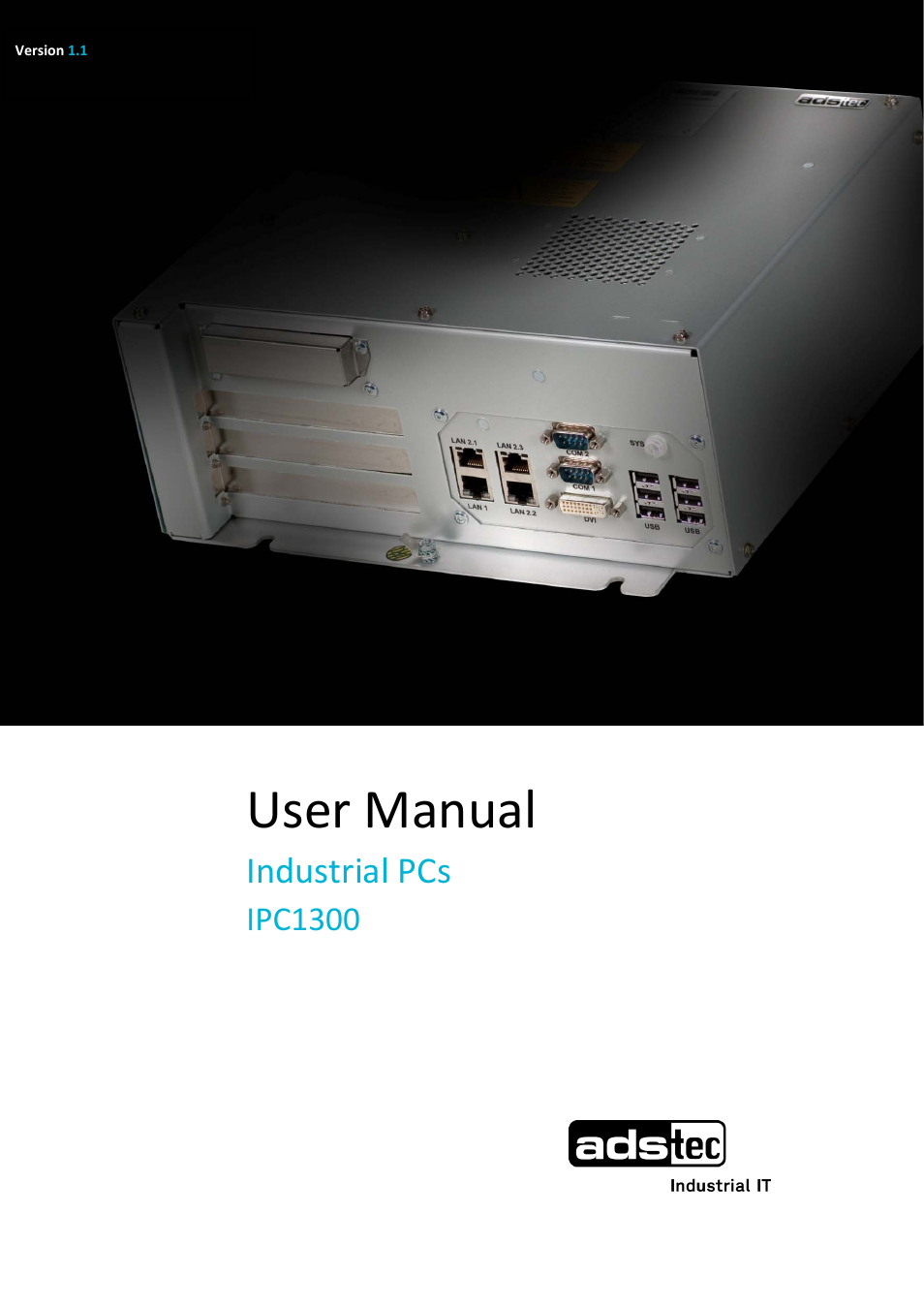 ADS-TEC IPC1300 User Manual | 23 pages