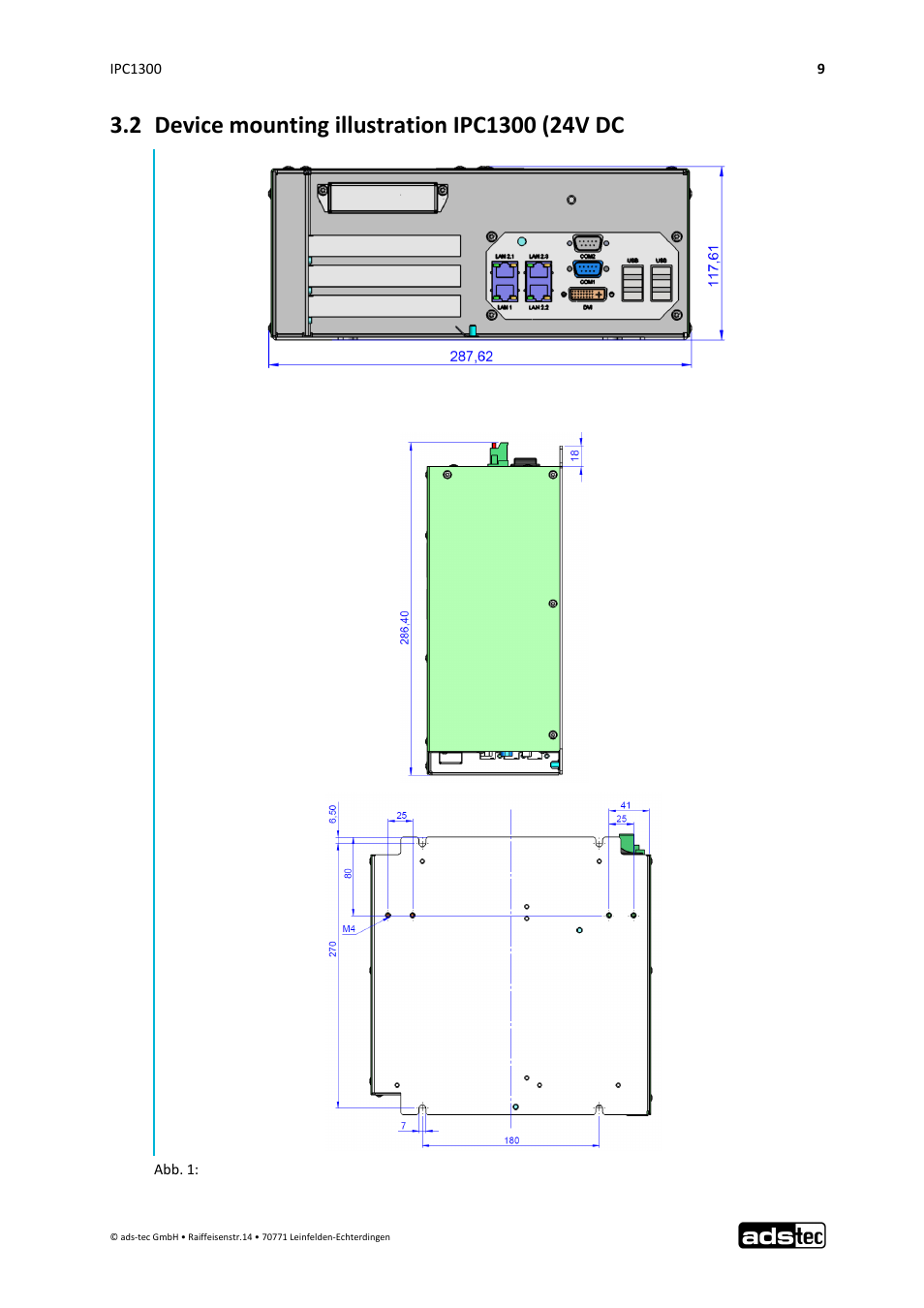 ADS-TEC IPC1300 User Manual | Page 10 / 23