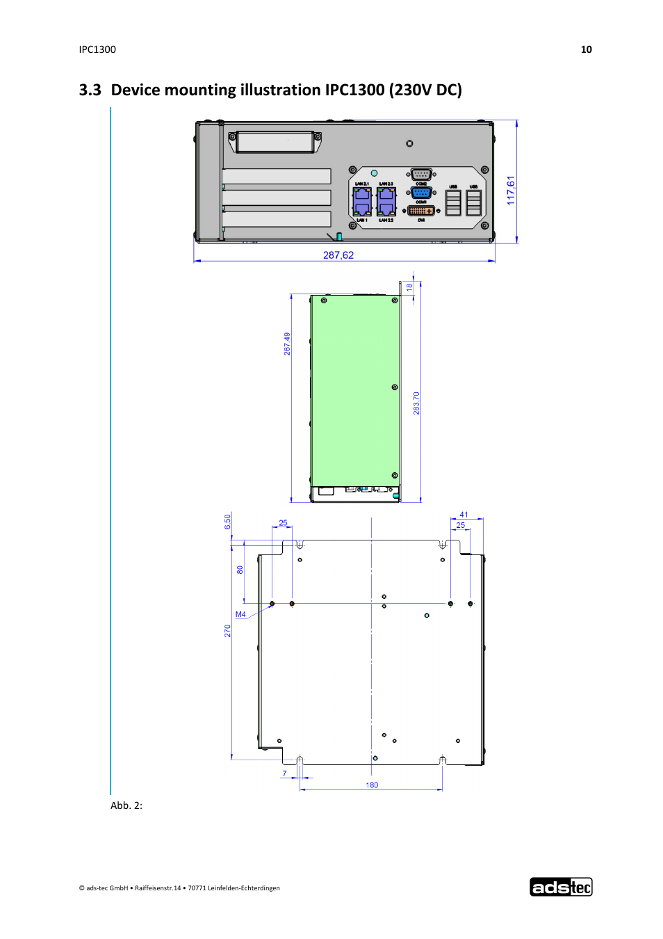 ADS-TEC IPC1300 User Manual | Page 11 / 23