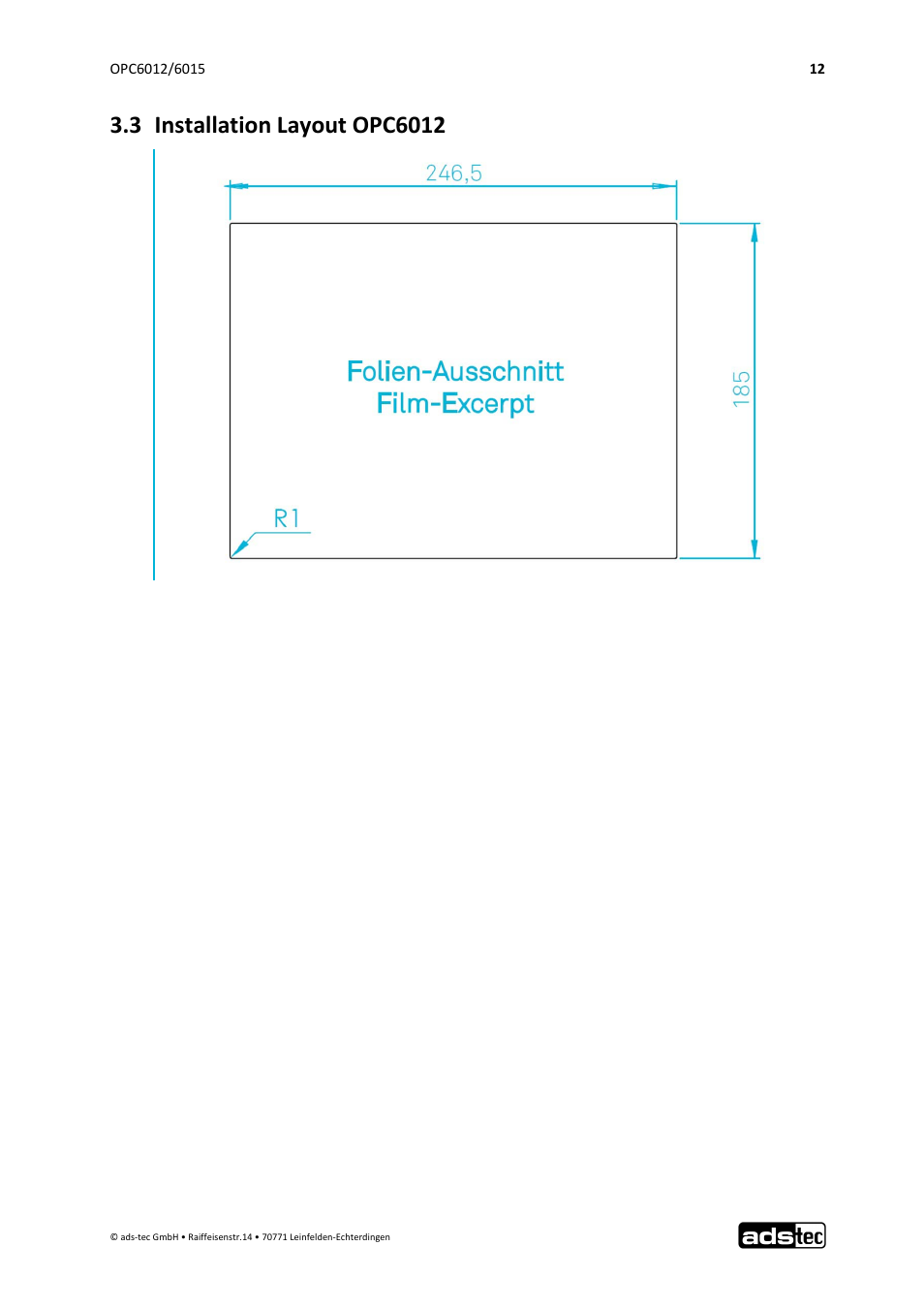 ADS-TEC OPC6012/6015 User Manual | Page 13 / 41