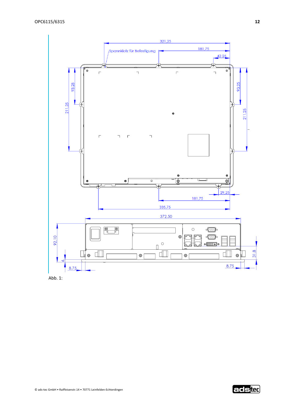 ADS-TEC OPC6115/6315 User Manual | Page 13 / 42