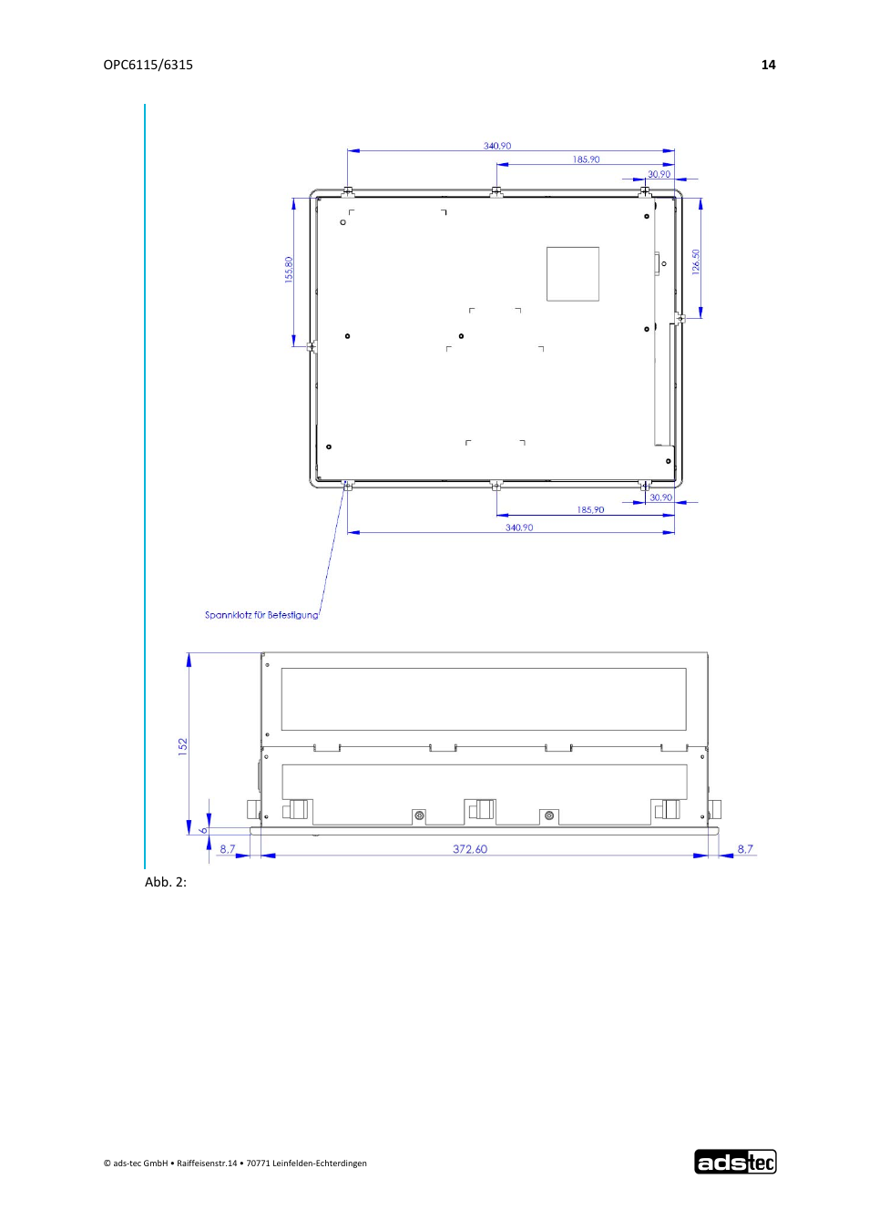 ADS-TEC OPC6115/6315 User Manual | Page 15 / 42