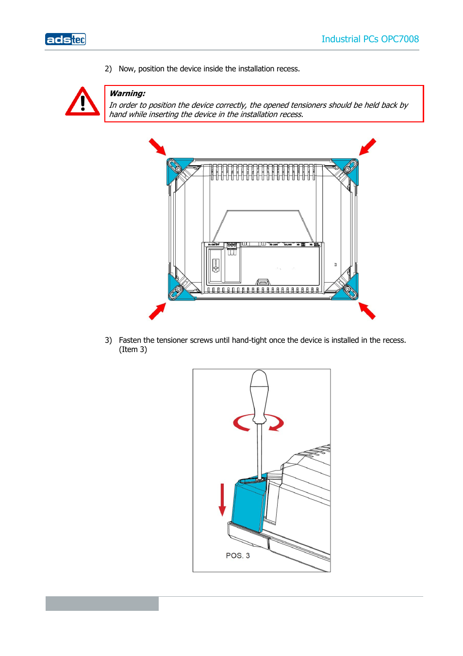 Industrial pcs opc7008 | ADS-TEC OPC7008 User Manual | Page 16 / 38