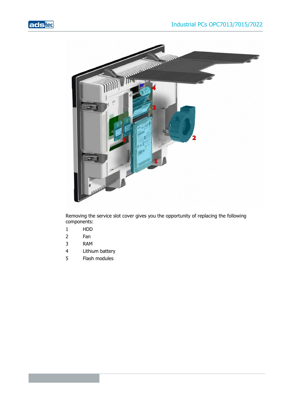 ADS-TEC OPC7013/7015/7022 User Manual | Page 38 / 48