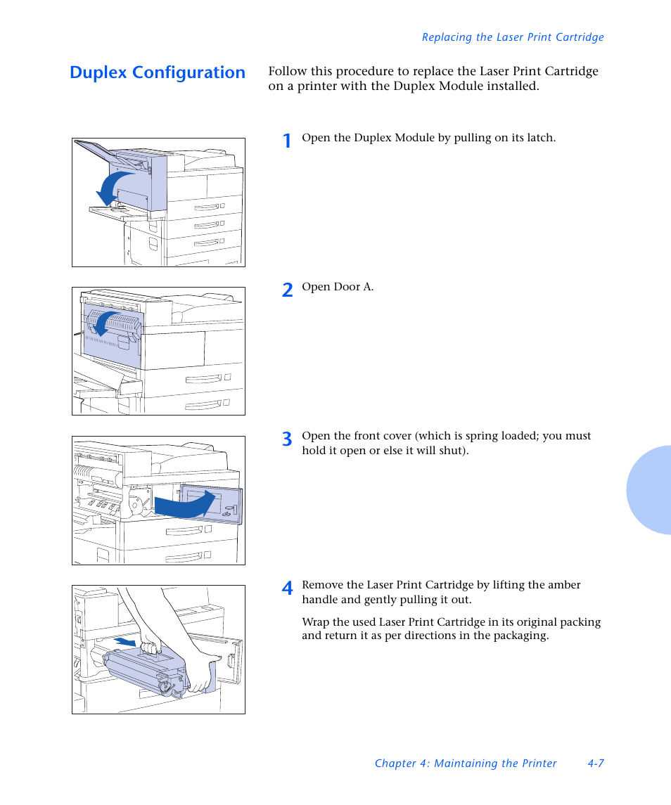 Duplex configuration, Duplex configuration -7 | Xerox N3225 User Manual | Page 109 / 169