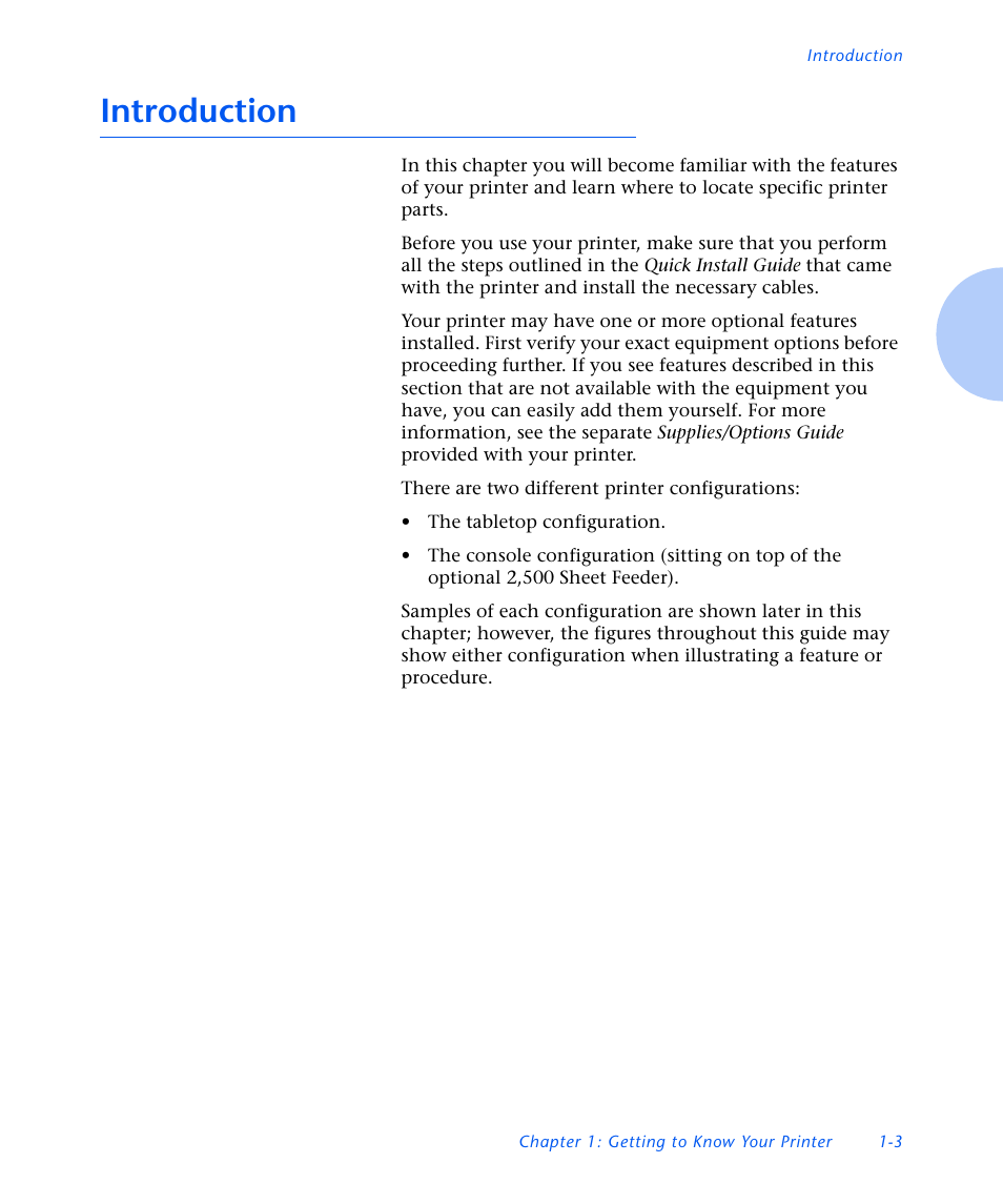 Introduction, Introduction -3 | Xerox N3225 User Manual | Page 15 / 169