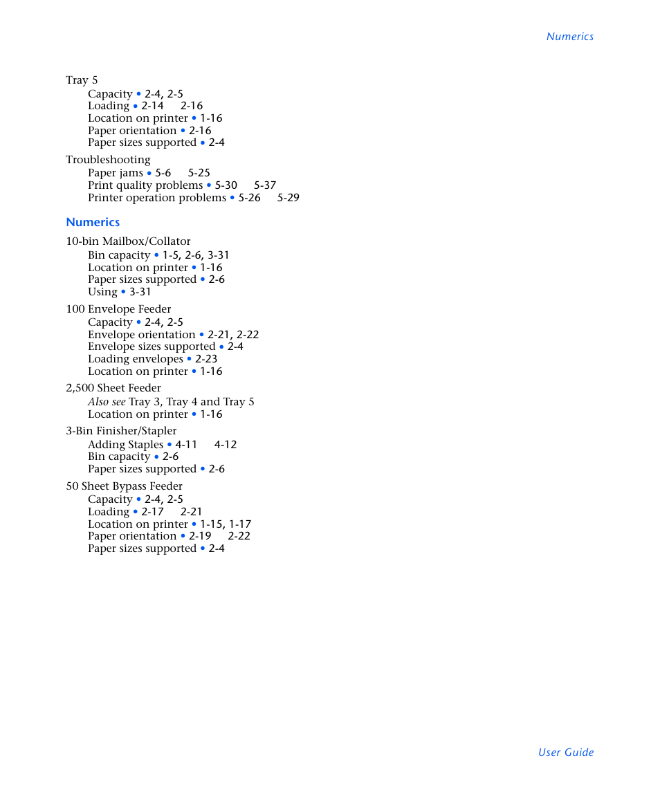 Xerox N3225 User Manual | Page 169 / 169