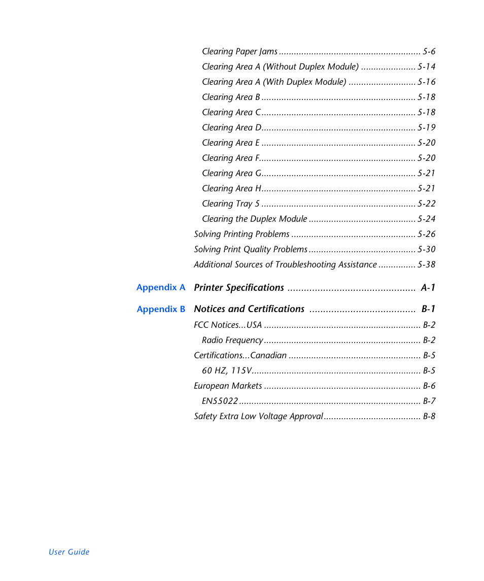 Xerox N3225 User Manual | Page 6 / 169