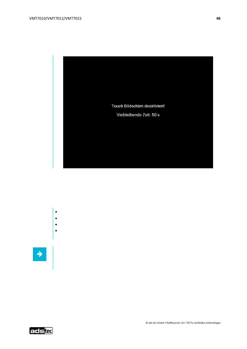 Screen mop, Soft keyboard, 8 screen mop | 9 soft keyboard | ADS-TEC VMT7010/7012/7015 User Manual | Page 47 / 52
