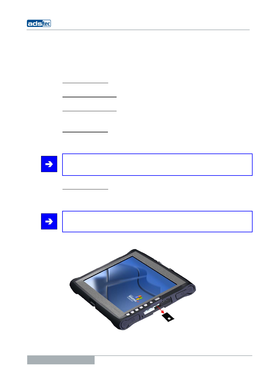 11 umts (optional), Umts, Optional | Tablet pcs tt13 | ADS-TEC TT13 User Manual User Manual | Page 48 / 88