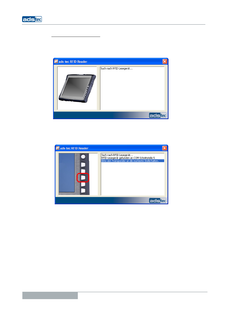 Tablet pcs tt13 | ADS-TEC TT13 User Manual User Manual | Page 58 / 88