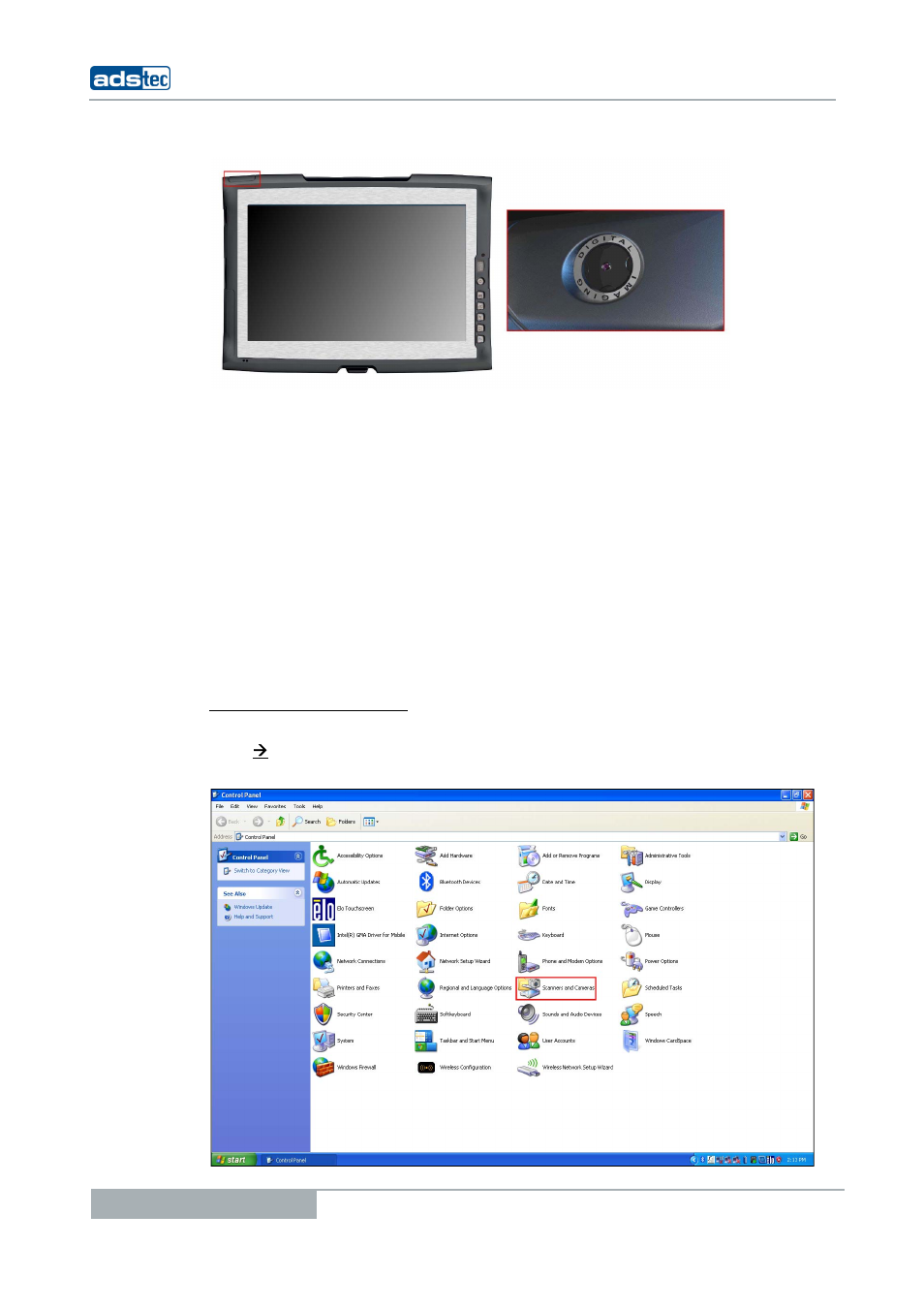 13 camera (optional), Amera, Optional | ADS-TEC TT13 User Manual User Manual | Page 60 / 88