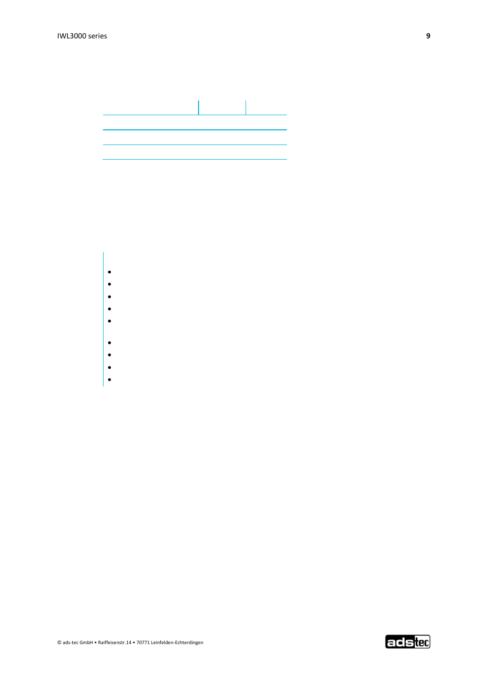Equipment versions, Scope of delivery, 1 equipment versions | 2 scope of delivery | ADS-TEC IWL3000 User Manual User Manual | Page 10 / 31