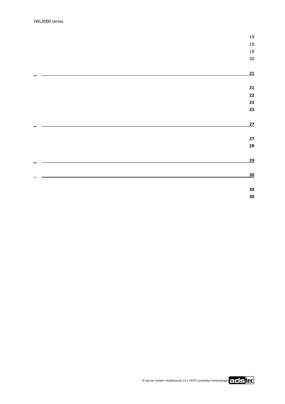 ADS-TEC IWL3000 User Manual User Manual | Page 3 / 31