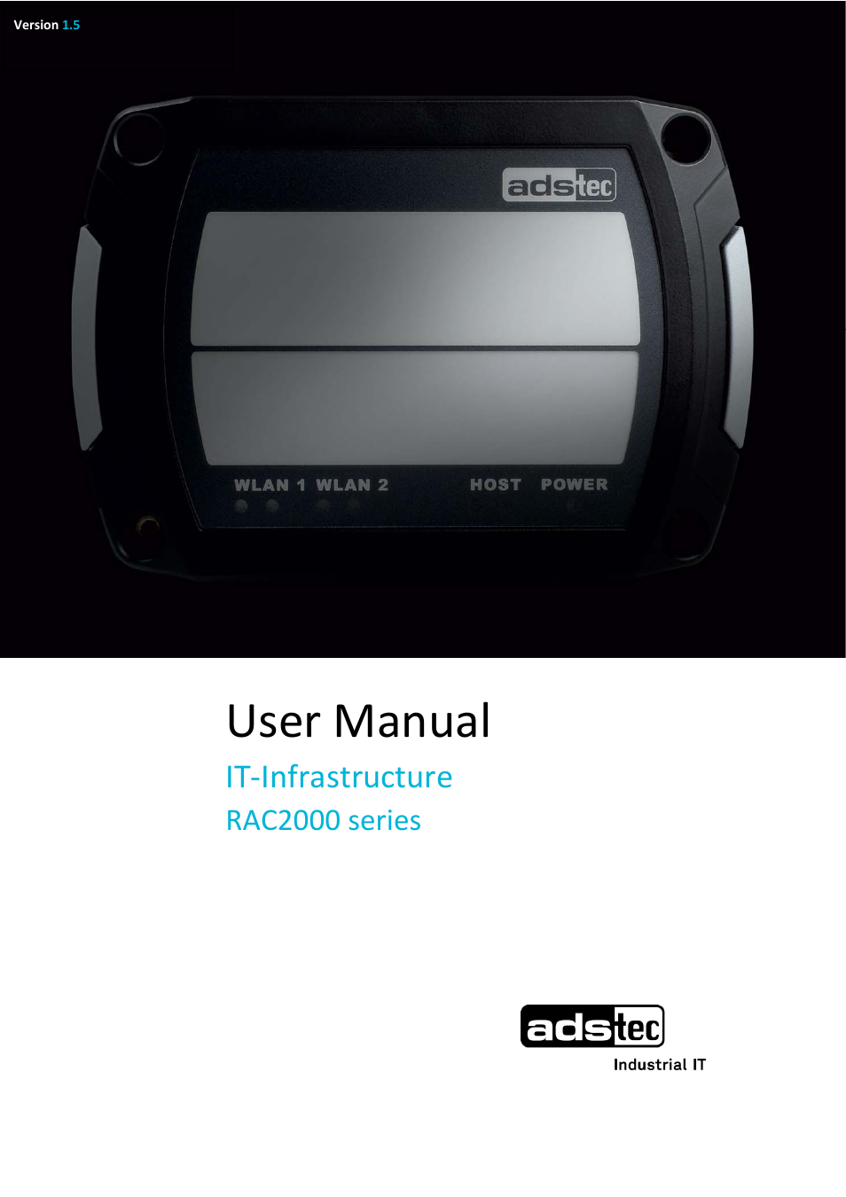 ADS-TEC RAC2000 User Manual User Manual | 36 pages