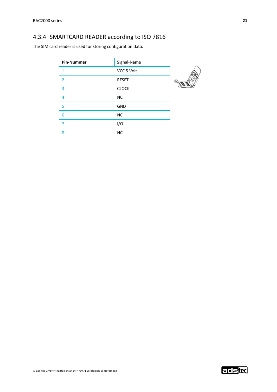 ADS-TEC RAC2000 User Manual User Manual | Page 22 / 36