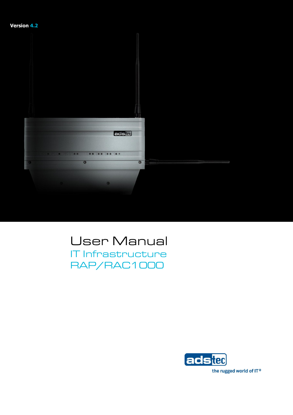 ADS-TEC RAP/RAC1000 User Manual User Manual | 215 pages