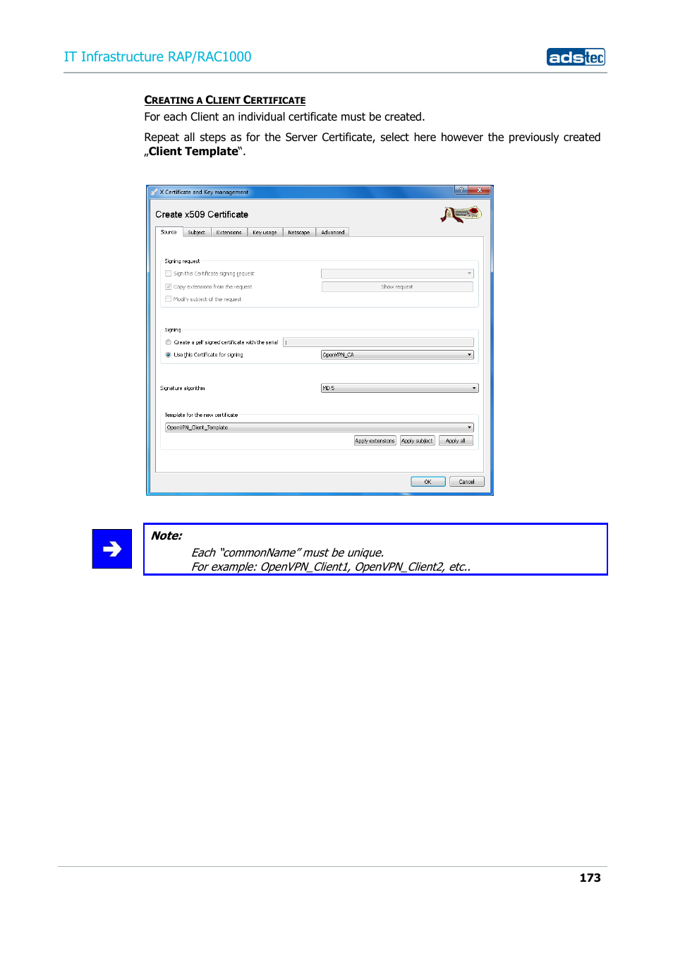 It infrastructure rap/rac1000 | ADS-TEC RAP/RAC1000 User Manual User Manual | Page 173 / 215