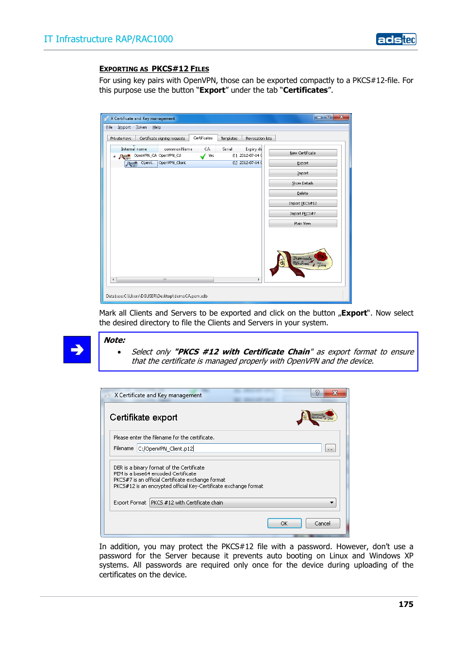 It infrastructure rap/rac1000 | ADS-TEC RAP/RAC1000 User Manual User Manual | Page 175 / 215