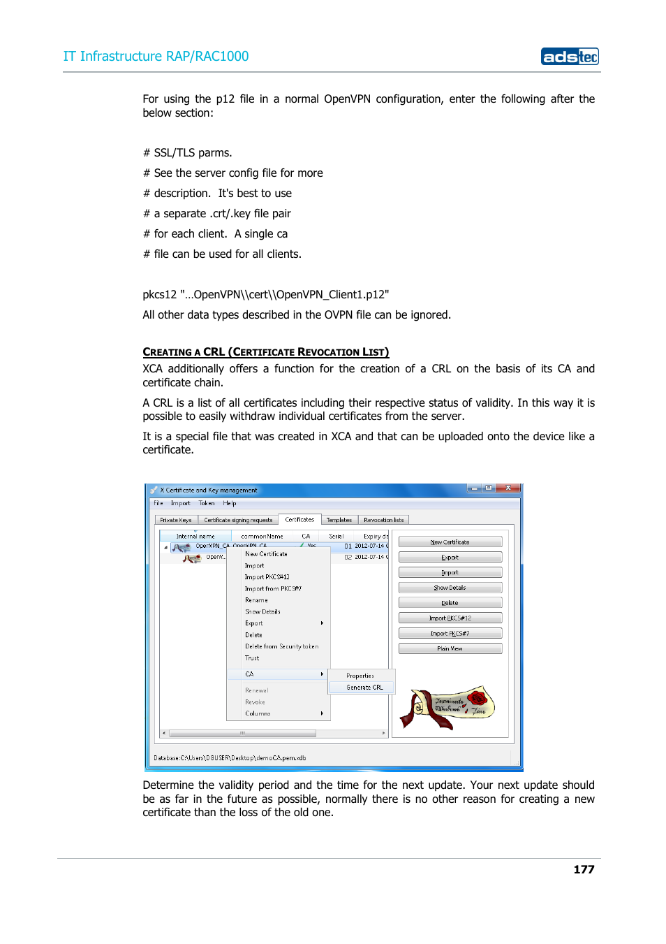 It infrastructure rap/rac1000 | ADS-TEC RAP/RAC1000 User Manual User Manual | Page 177 / 215