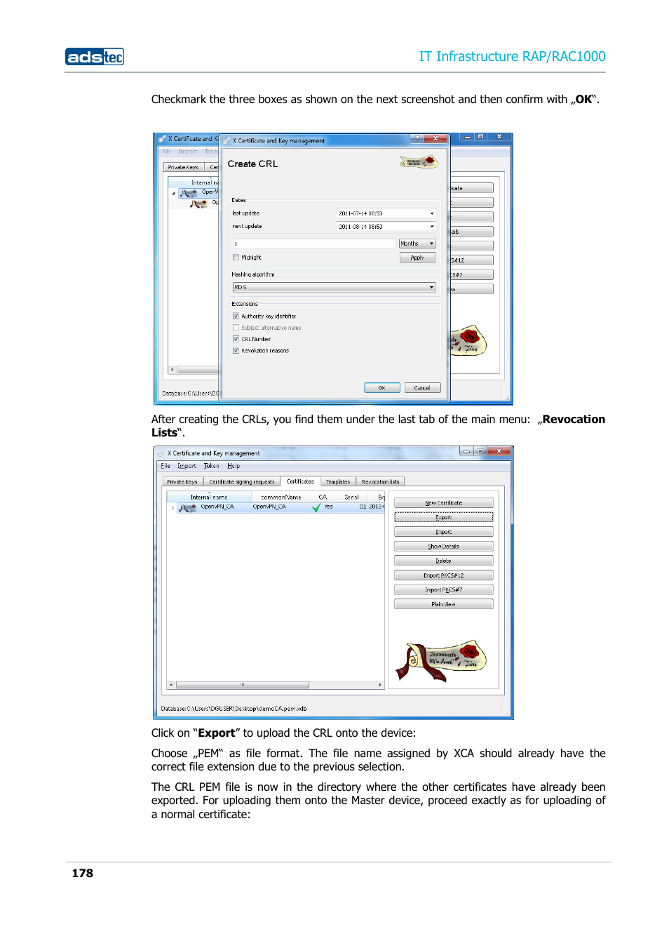 It infrastructure rap/rac1000 | ADS-TEC RAP/RAC1000 User Manual User Manual | Page 178 / 215