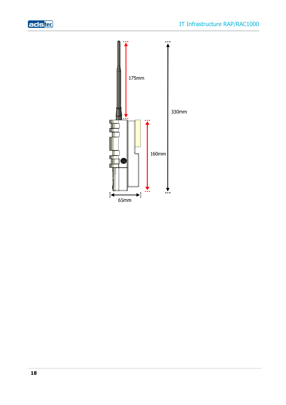 It infrastructure rap/rac1000 | ADS-TEC RAP/RAC1000 User Manual User Manual | Page 18 / 215