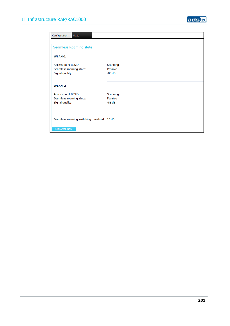 ADS-TEC RAP/RAC1000 User Manual User Manual | Page 201 / 215