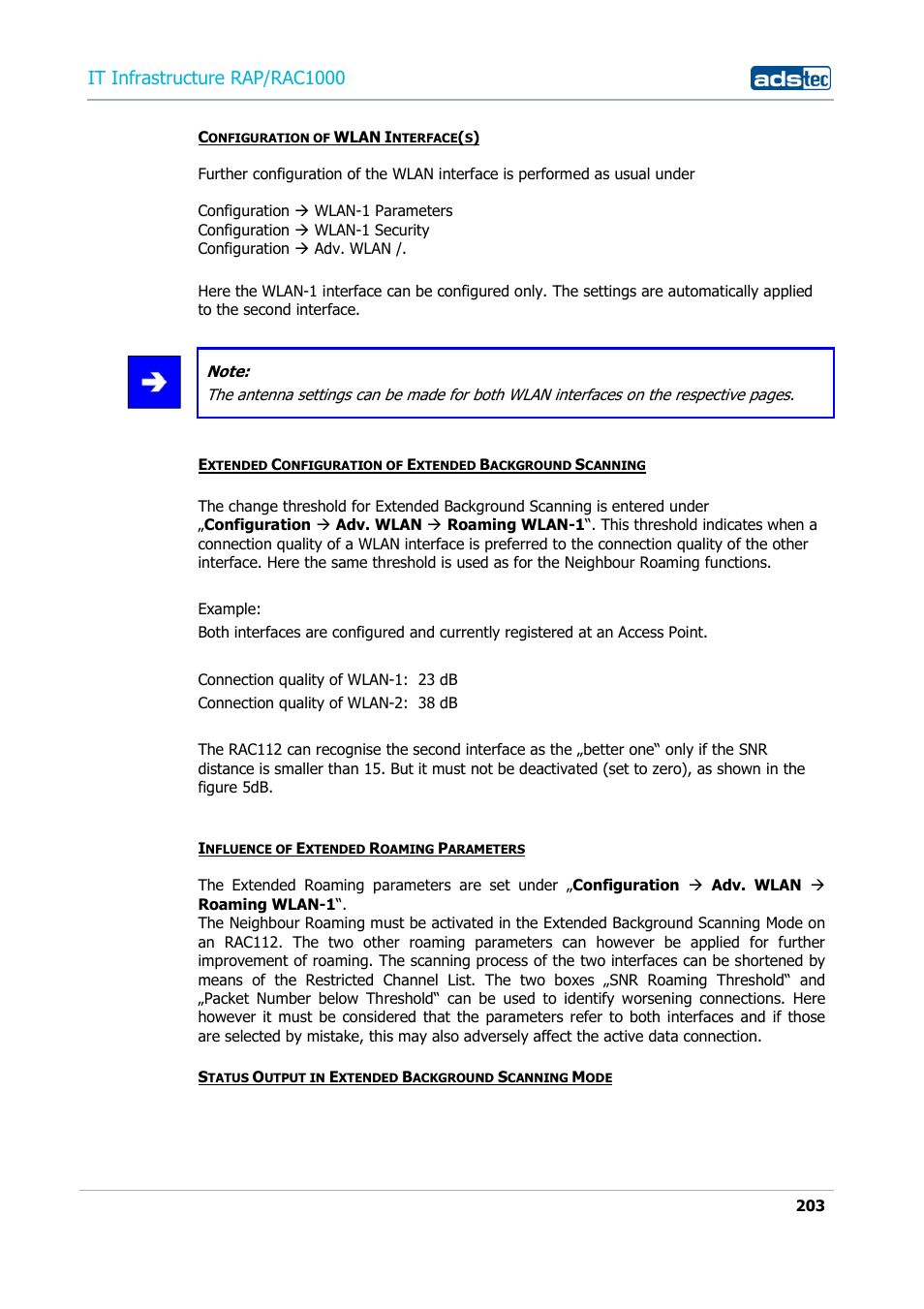 It infrastructure rap/rac1000 | ADS-TEC RAP/RAC1000 User Manual User Manual | Page 203 / 215