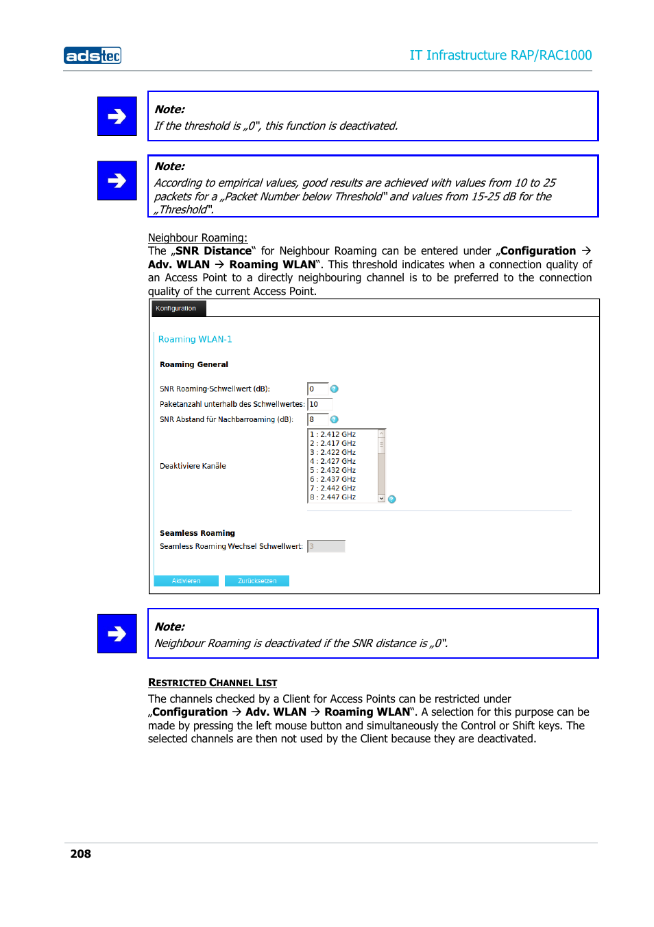 It infrastructure rap/rac1000 | ADS-TEC RAP/RAC1000 User Manual User Manual | Page 208 / 215