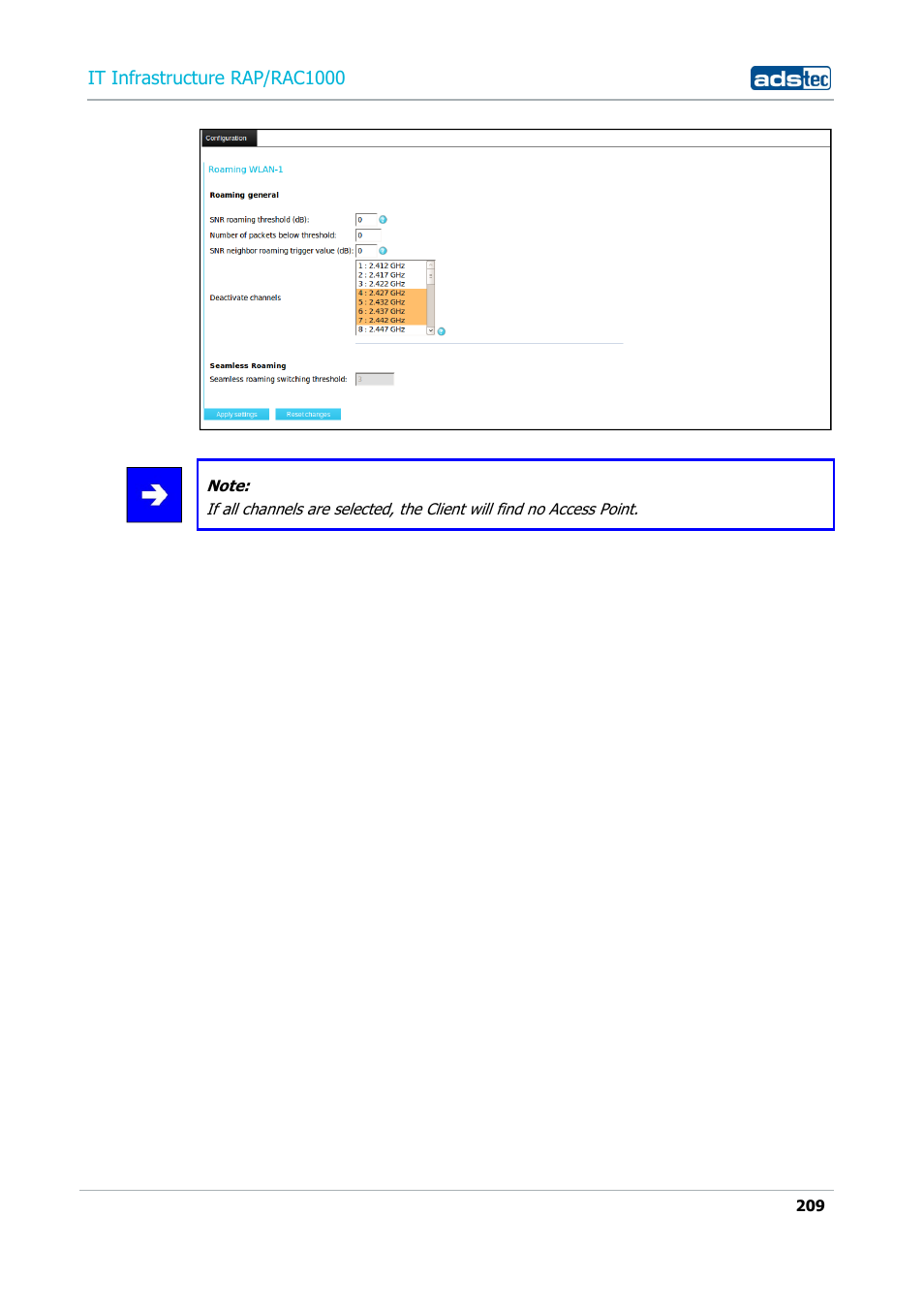 ADS-TEC RAP/RAC1000 User Manual User Manual | Page 209 / 215