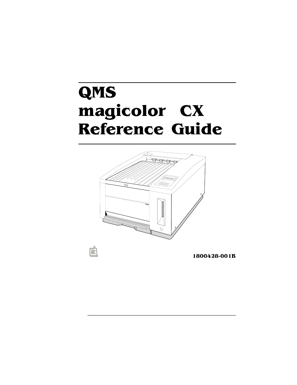 Konica Minolta QMS magicolor CX Reference User Manual | 202 pages