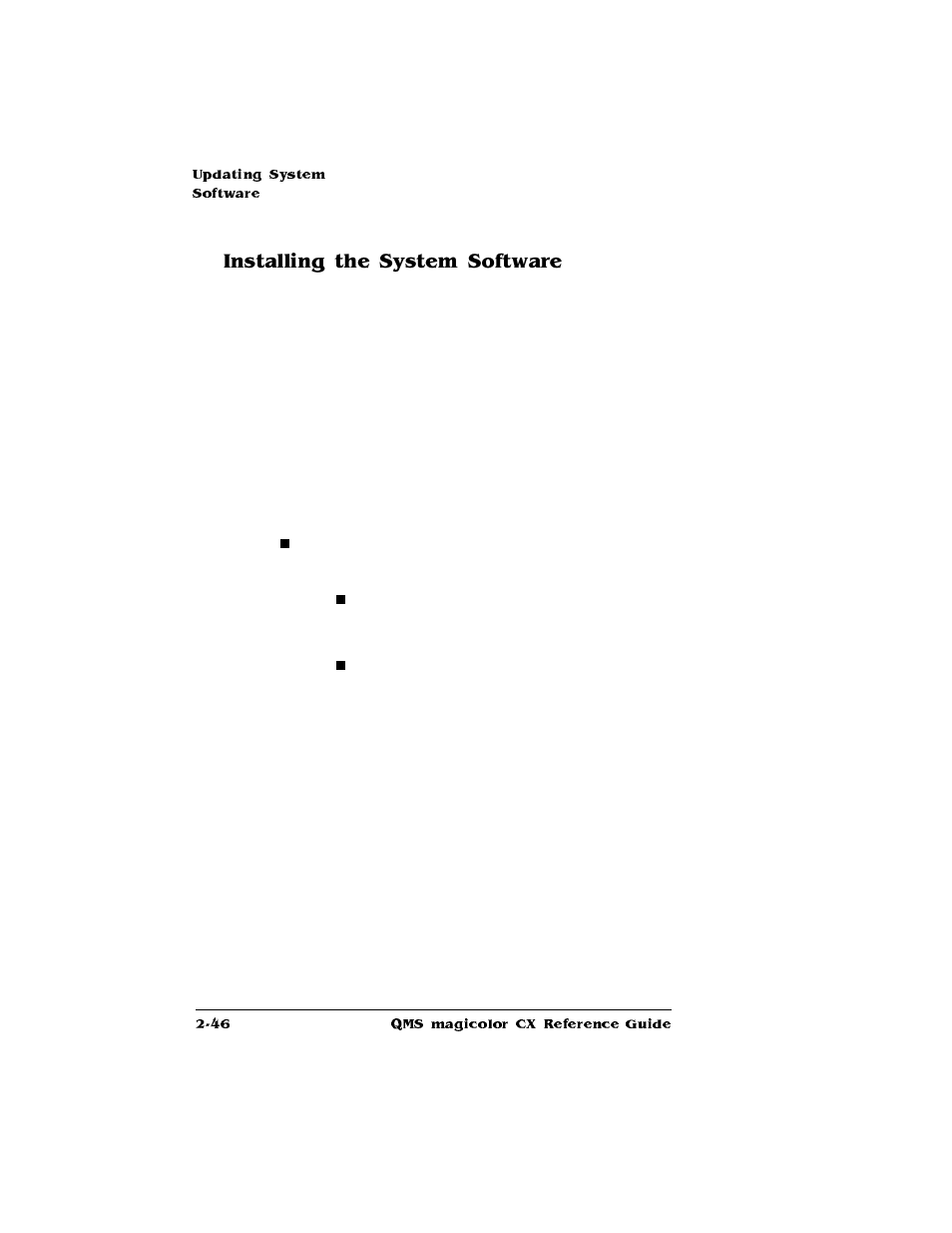 Installing the system software | Konica Minolta QMS magicolor CX Reference User Manual | Page 120 / 202