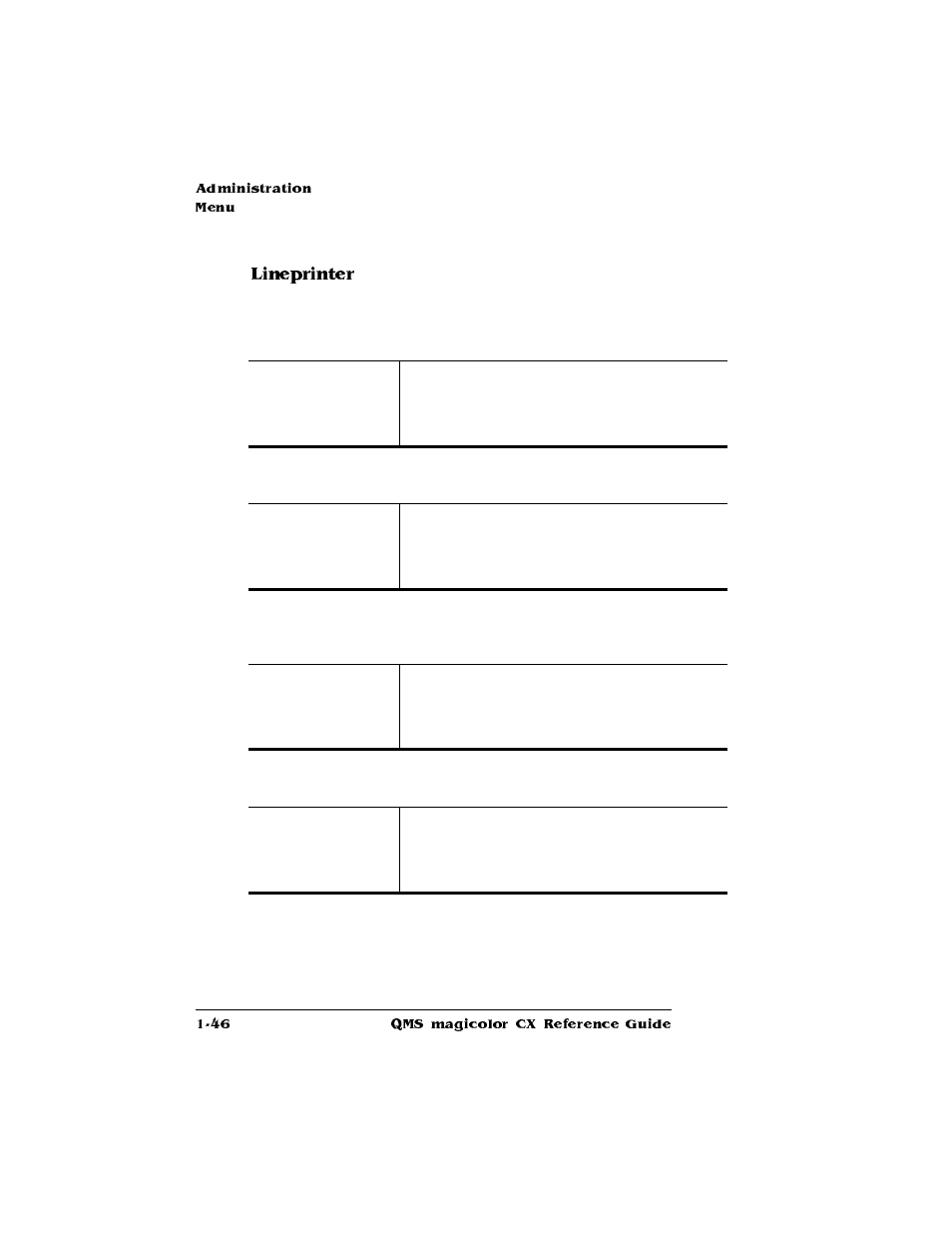 Lineprinter | Konica Minolta QMS magicolor CX Reference User Manual | Page 54 / 202