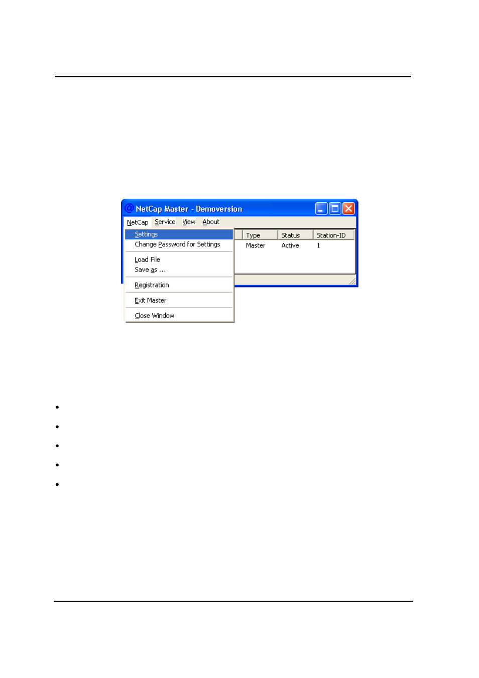 Master settings | ADS-TEC Net Cap User Manual | Page 28 / 80