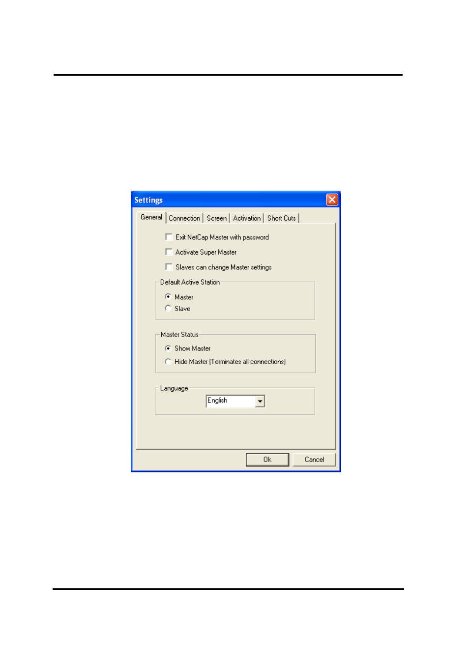 Settings - general | ADS-TEC Net Cap User Manual | Page 29 / 80