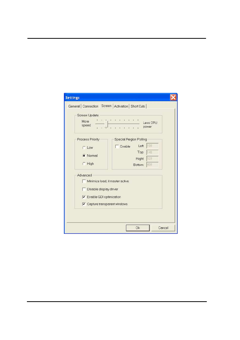 Settings - screen | ADS-TEC Net Cap User Manual | Page 36 / 80