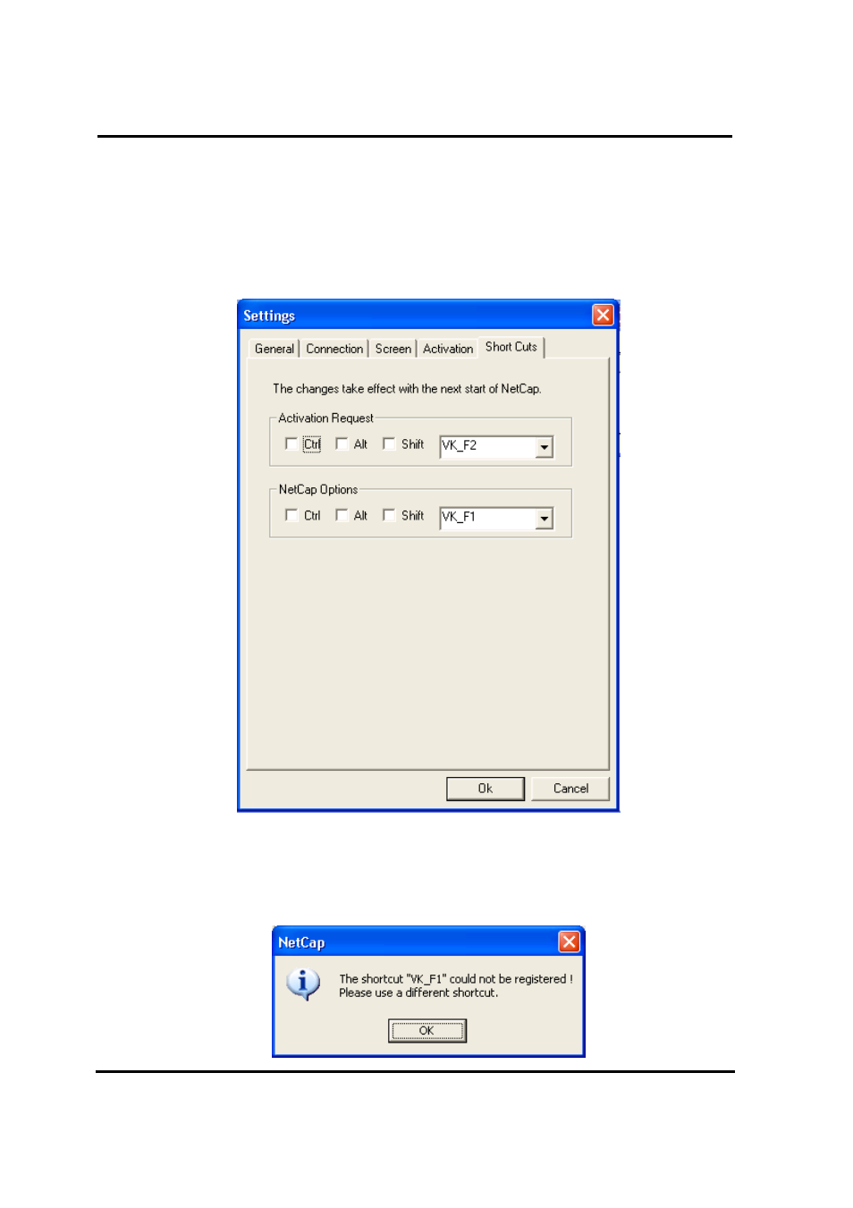 Settings - key shortcuts | ADS-TEC Net Cap User Manual | Page 51 / 80