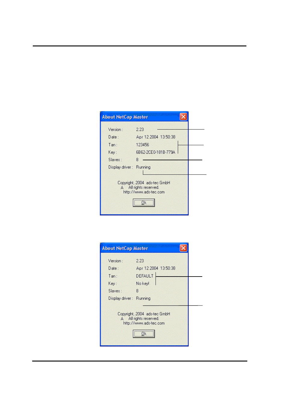 Version | ADS-TEC Net Cap User Manual | Page 57 / 80