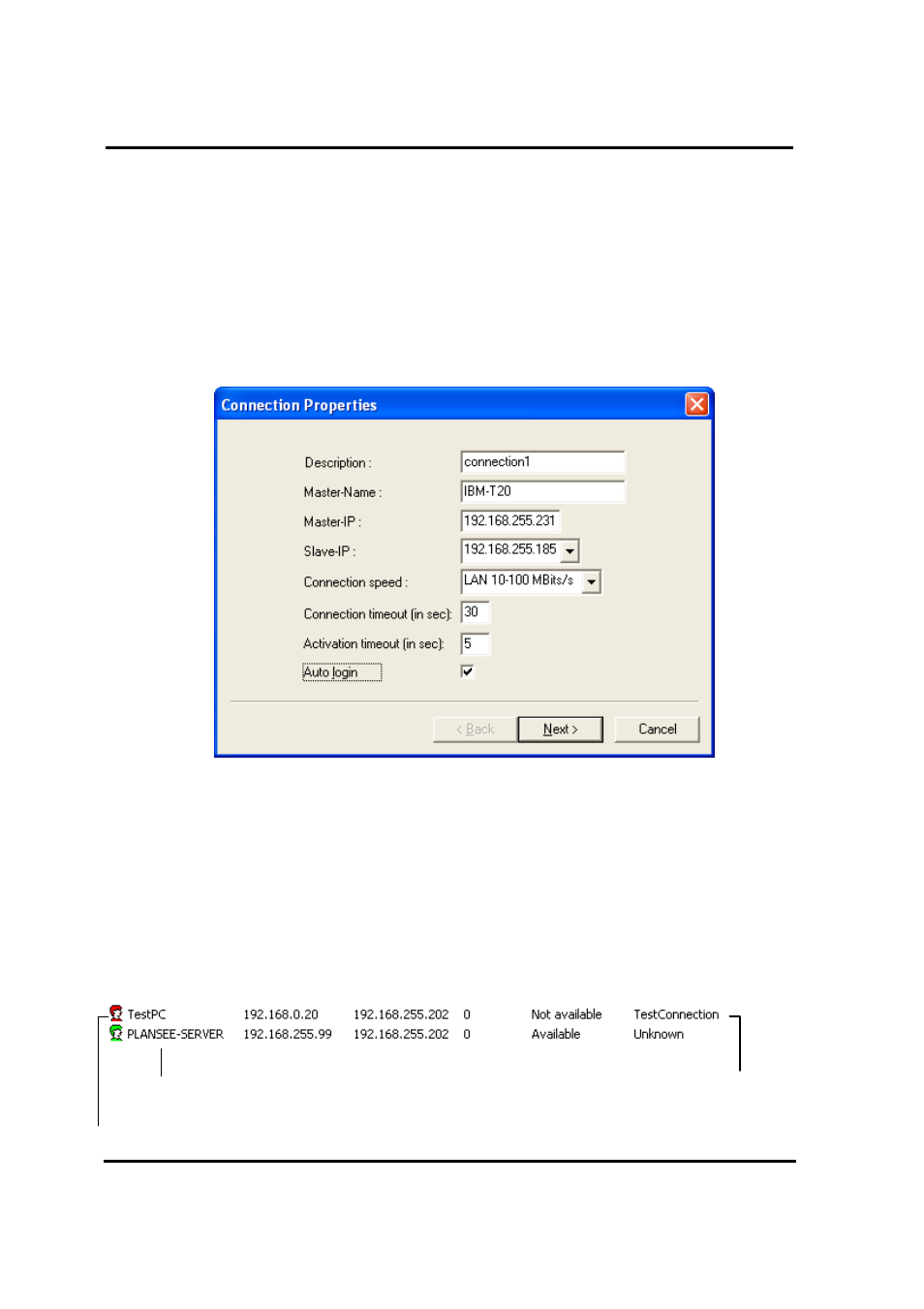 New connection | ADS-TEC Net Cap User Manual | Page 62 / 80