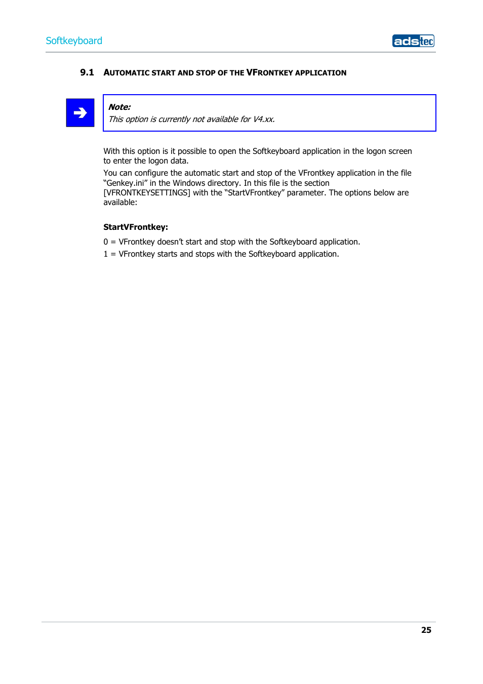 ADS-TEC Softkeyboard User Manual | Page 25 / 41