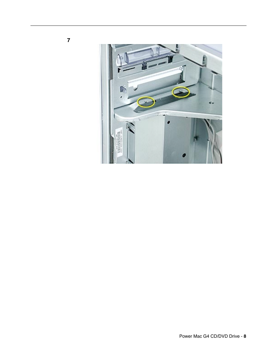 Apple Power Mac G4 / Macintosh Server G4  CD/DVD Drive User Manual | Page 8 / 8